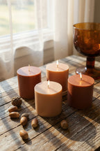 Aventuriini Pillar Candle 9x9cm - 250ml