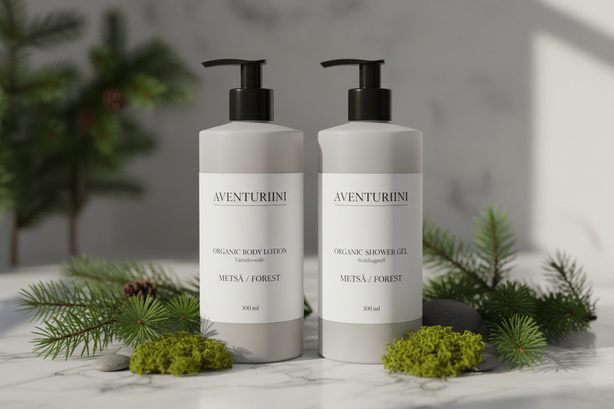Aventuriini Forest Body Lotion and Shower Gel 