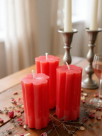 Aventuriini Flower Candles - 3 Pieces