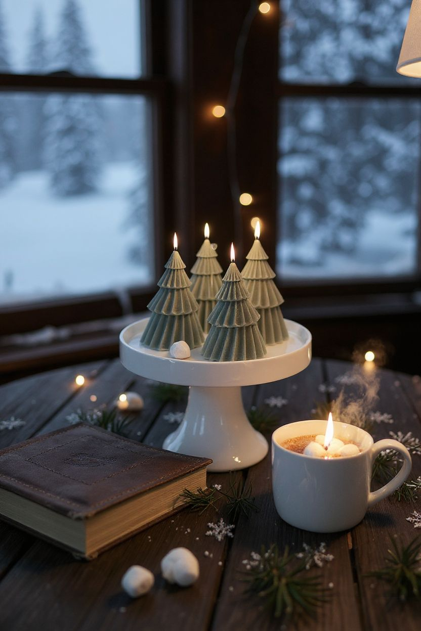 Pine Tree Candle - Hornio Forest 12cm